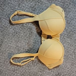Yellow Bathing Suit Bikini Top